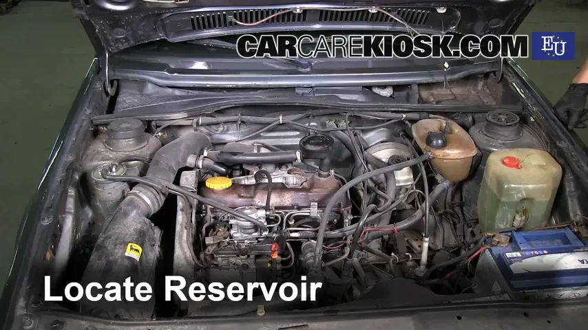 1988 Volkswagen Golf TDI 1.6L 4 Cyl. Turbo Diesel Liquide essuie-glace Ajouter du liquide